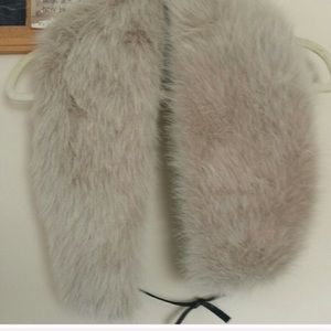Banana republic faux fur stole